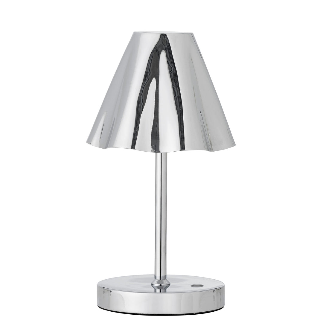 Bloomingville lianna portable lamp, rechargeable, silver, metal