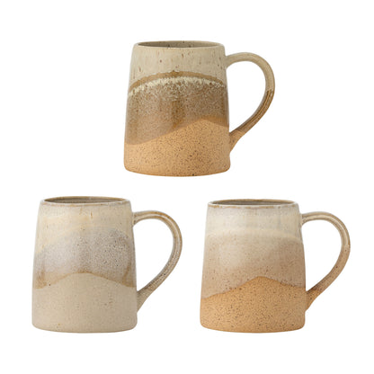 Creative Collection Soleia mugs, brown, stoneware