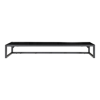 Vita Hat Shelf - Hat Shelf, Black Shelf with Black Frame 80x28 cm