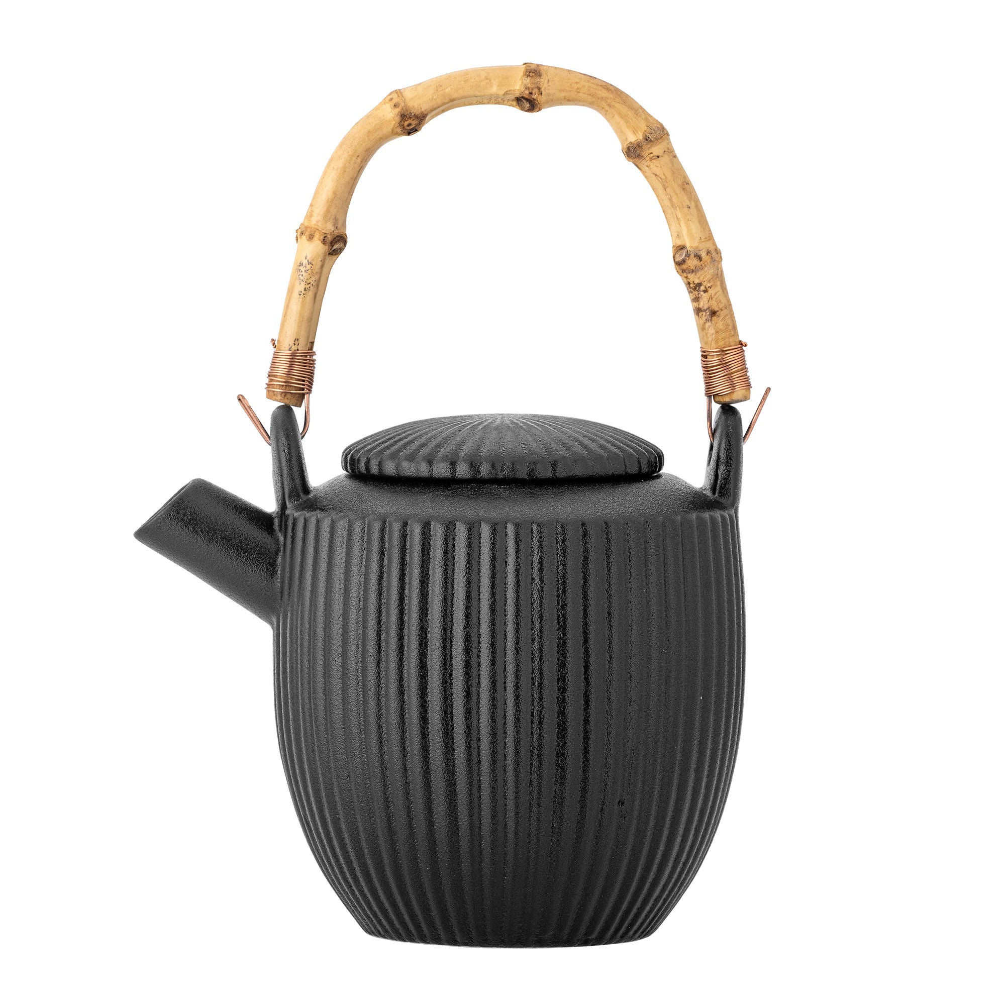 Bloomingville neri teapot, black, stoneware