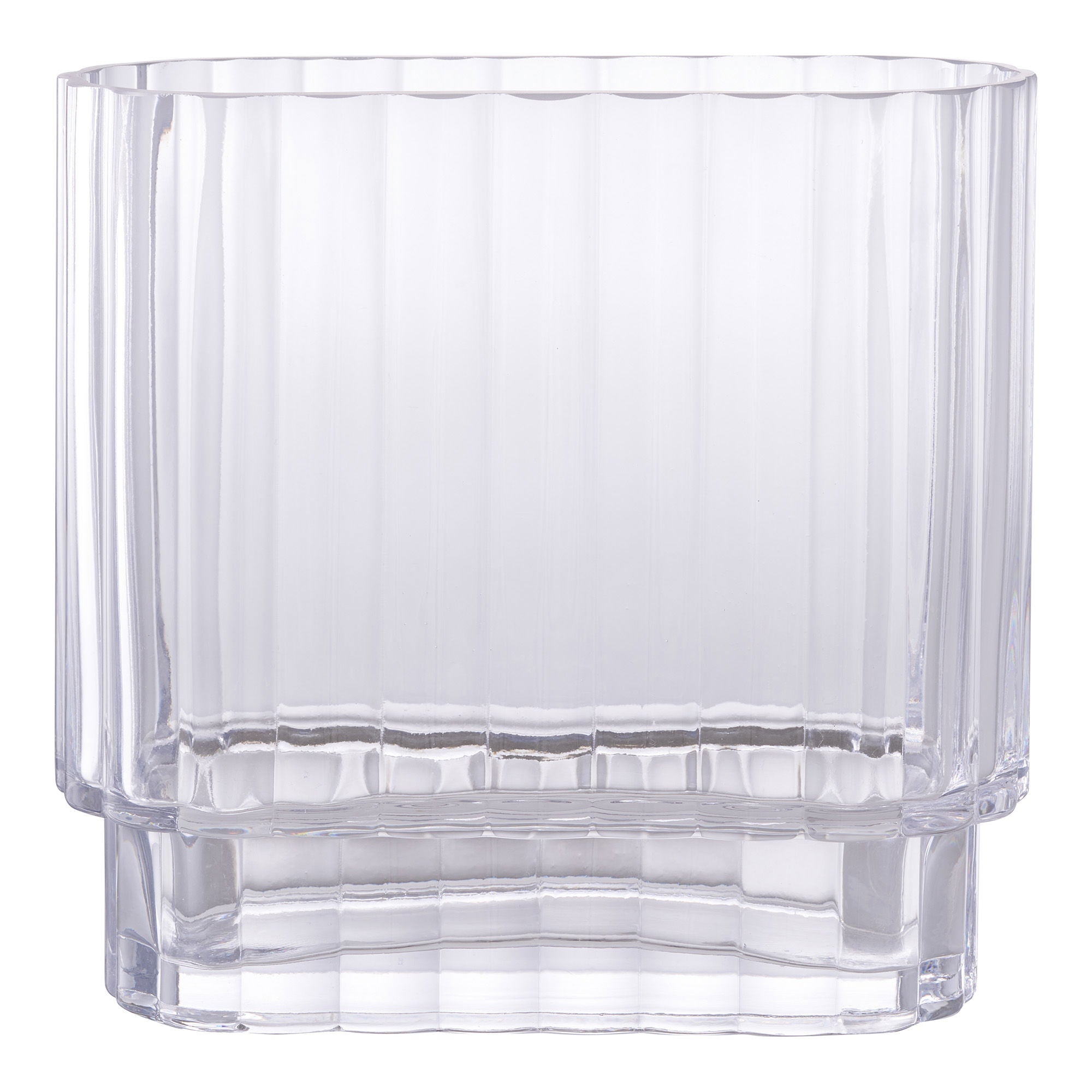 Vase, glass, clear&lt;br&gt;20x9x19.5 cm