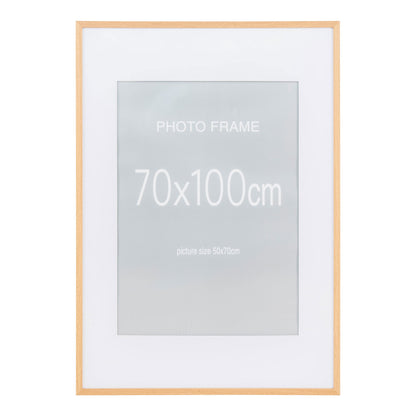 Frame Display, 7 pcs. Black and 8 pcs. Nature 70x100 cm