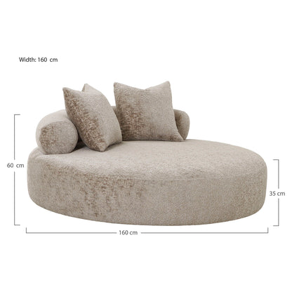 Cairo Daybed - Daybed med 2 puder i chenille