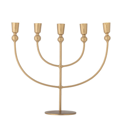 Bloomingville Linka Candlestick, Gold, Metal