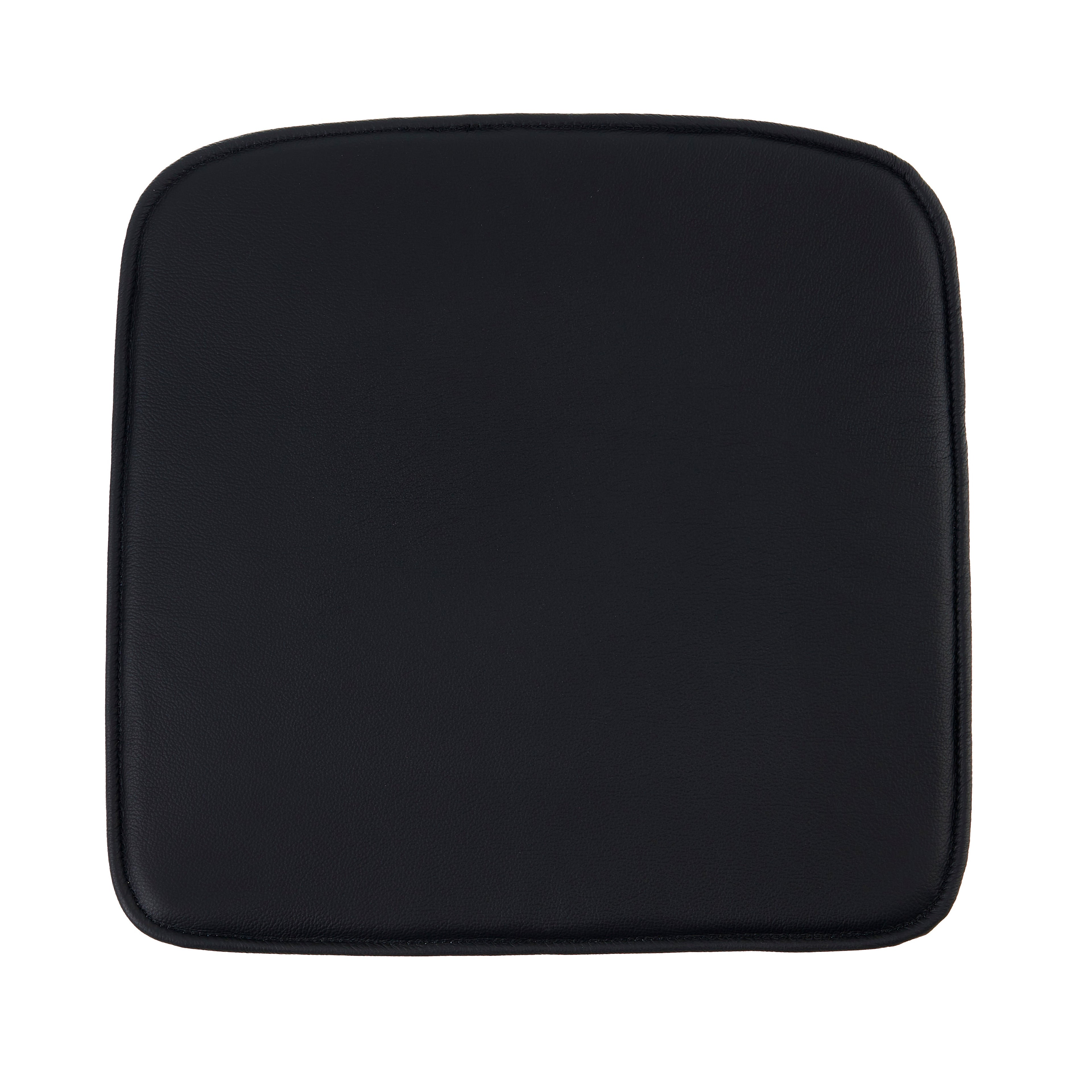 Luxury black leather cushion to the muuto fiber armchair chair