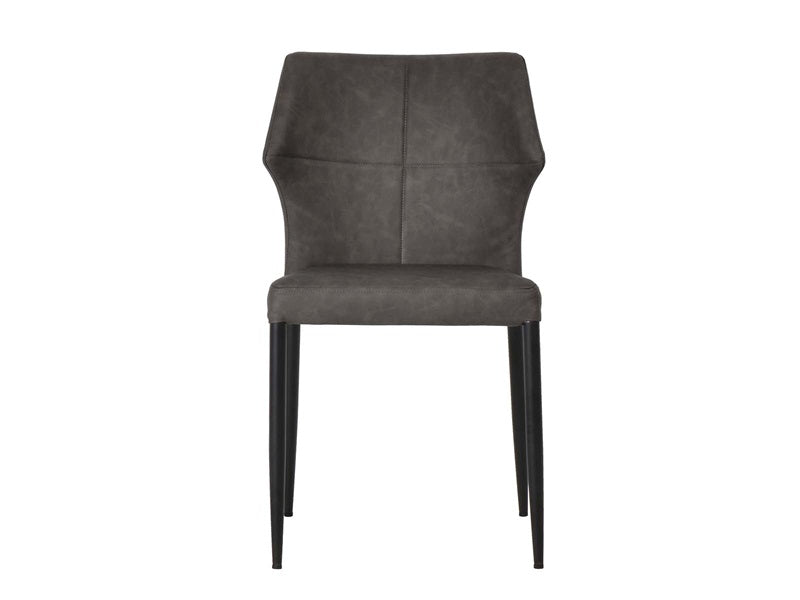 Runa Dining Table Chair, Anthracite Gray