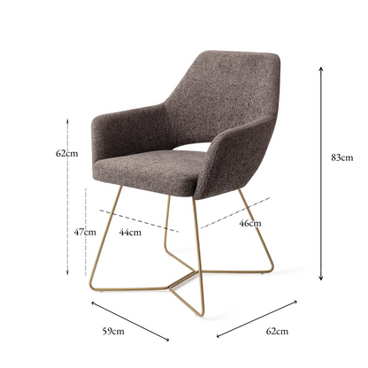 Yanai Dining Chair Amazing Gray