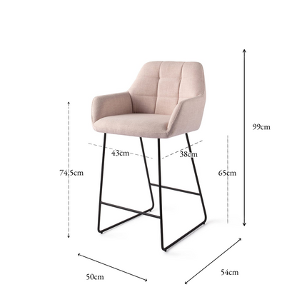 Noto Bar Chair Petal Pink