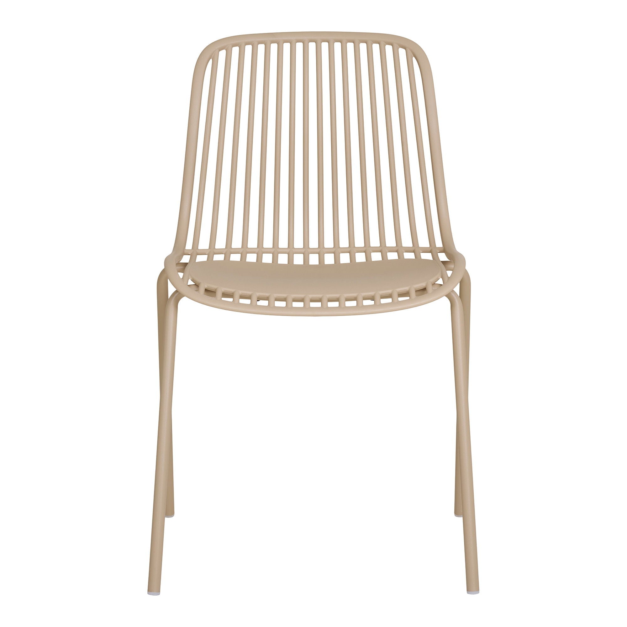 Garden chair, polypropylene, stackable, sand