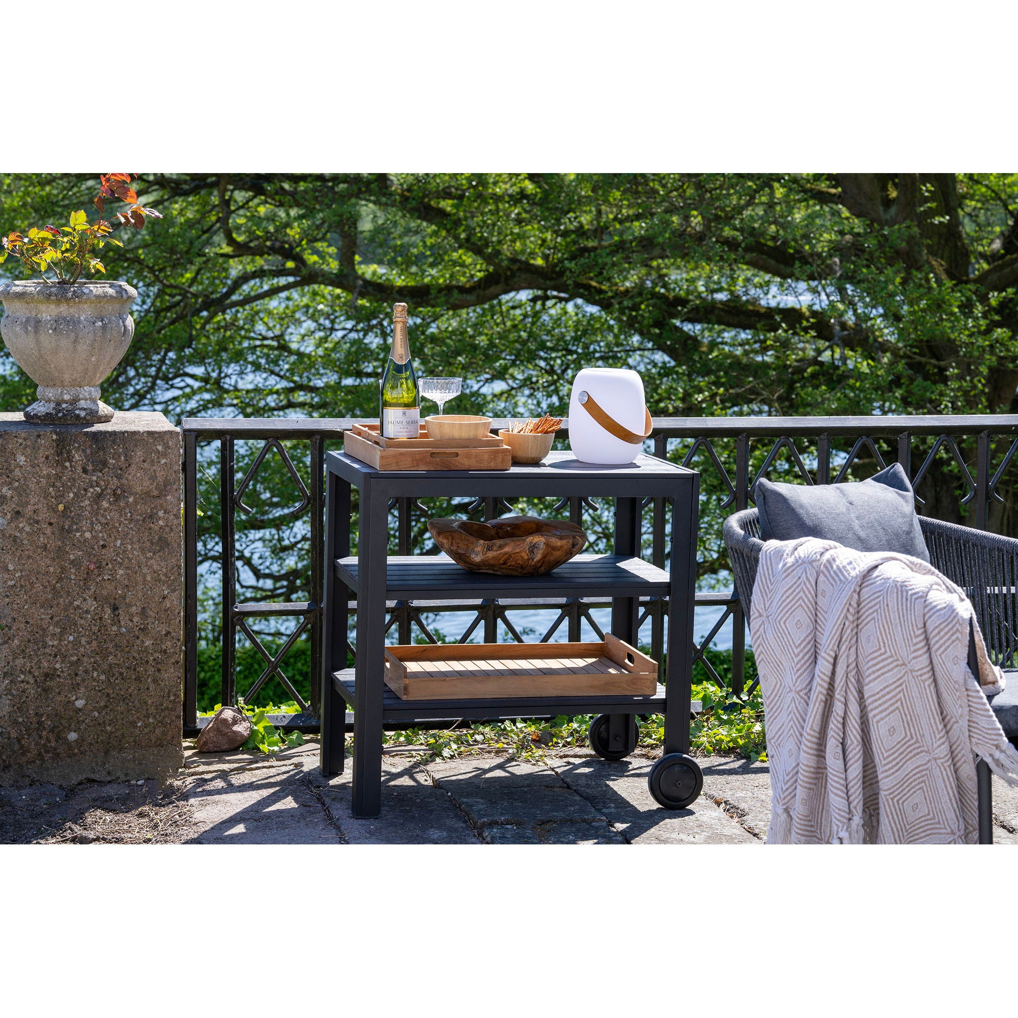 House Nordic Taormina serving trolley