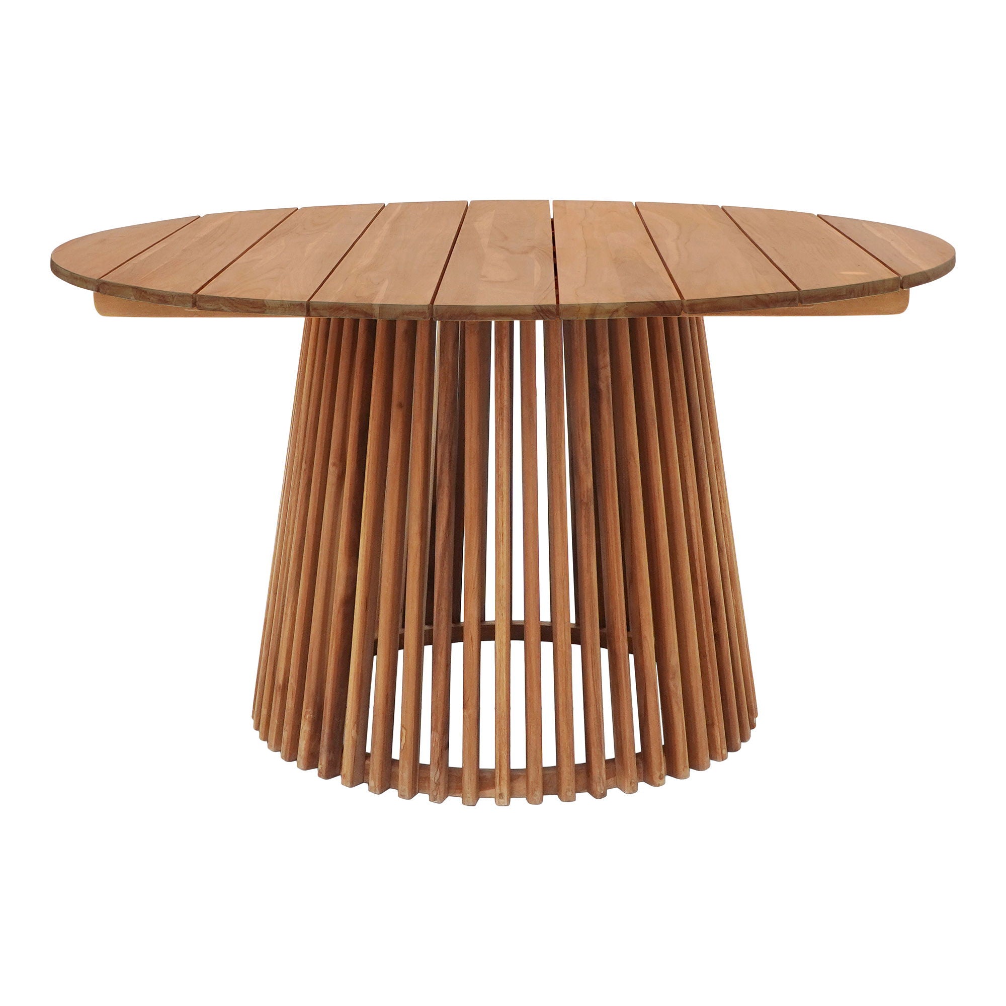 Dining table, teak, nature&lt;br&gt;Ø120X75 cm