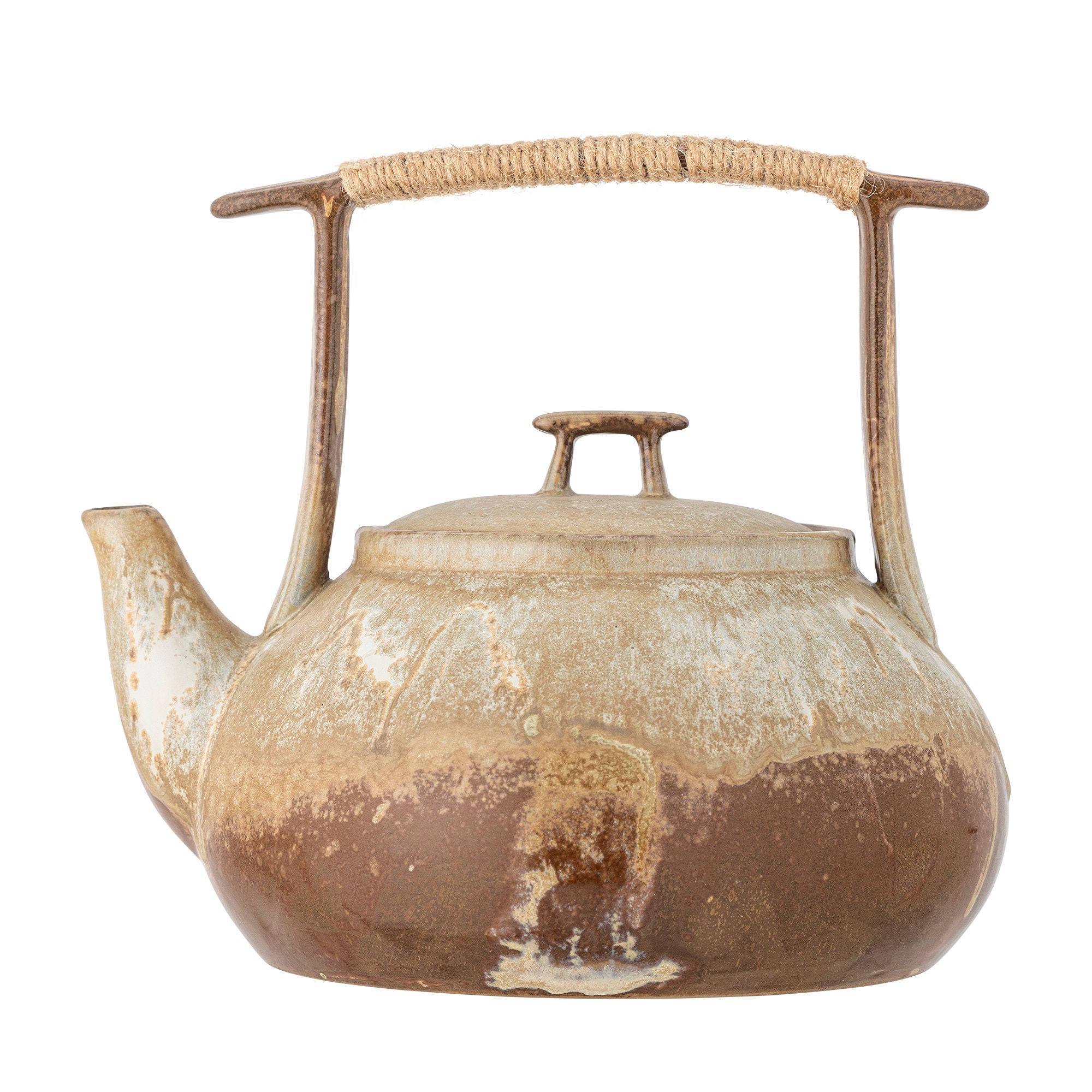 Bloomingville ikigai teapot, brown, stoneware