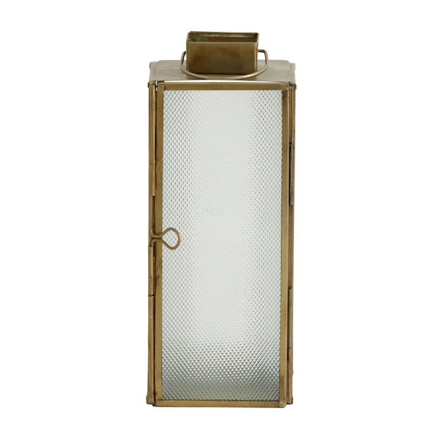 Nordal brass lantern frosted glass Large H21 cm