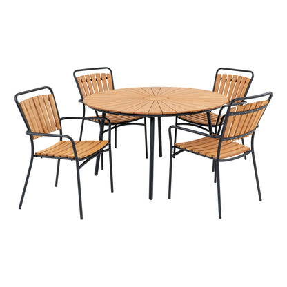 Dining table and 4 dining table chairs