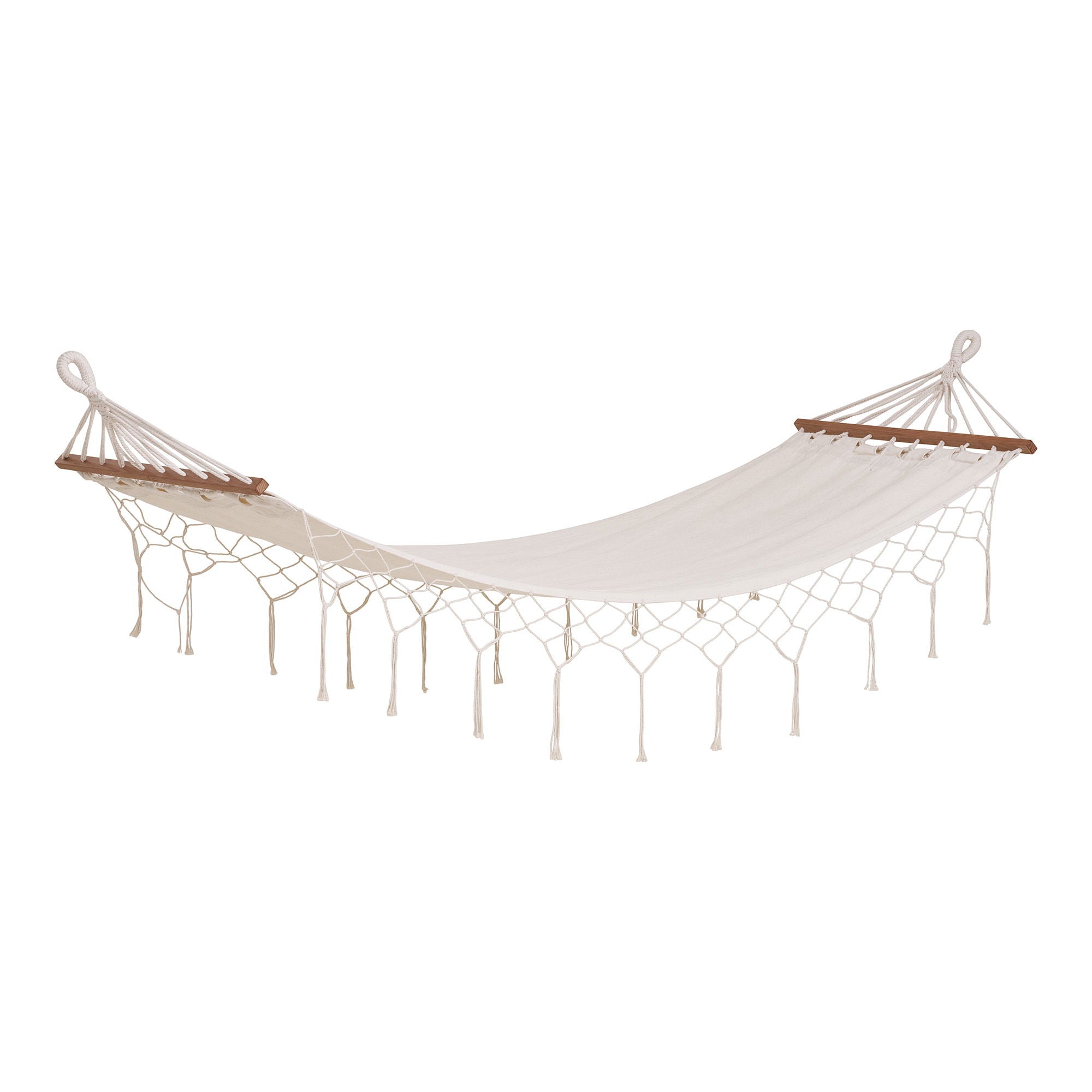 Hammock, polyester/cotton, larch, off white