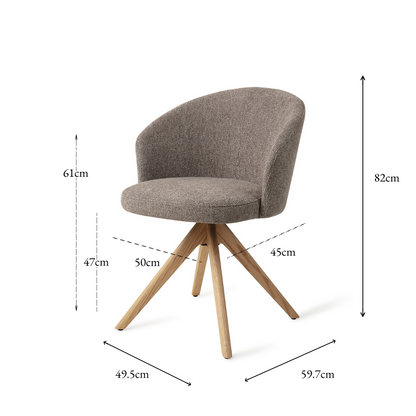 Niimi Dining Chair Saving Greige