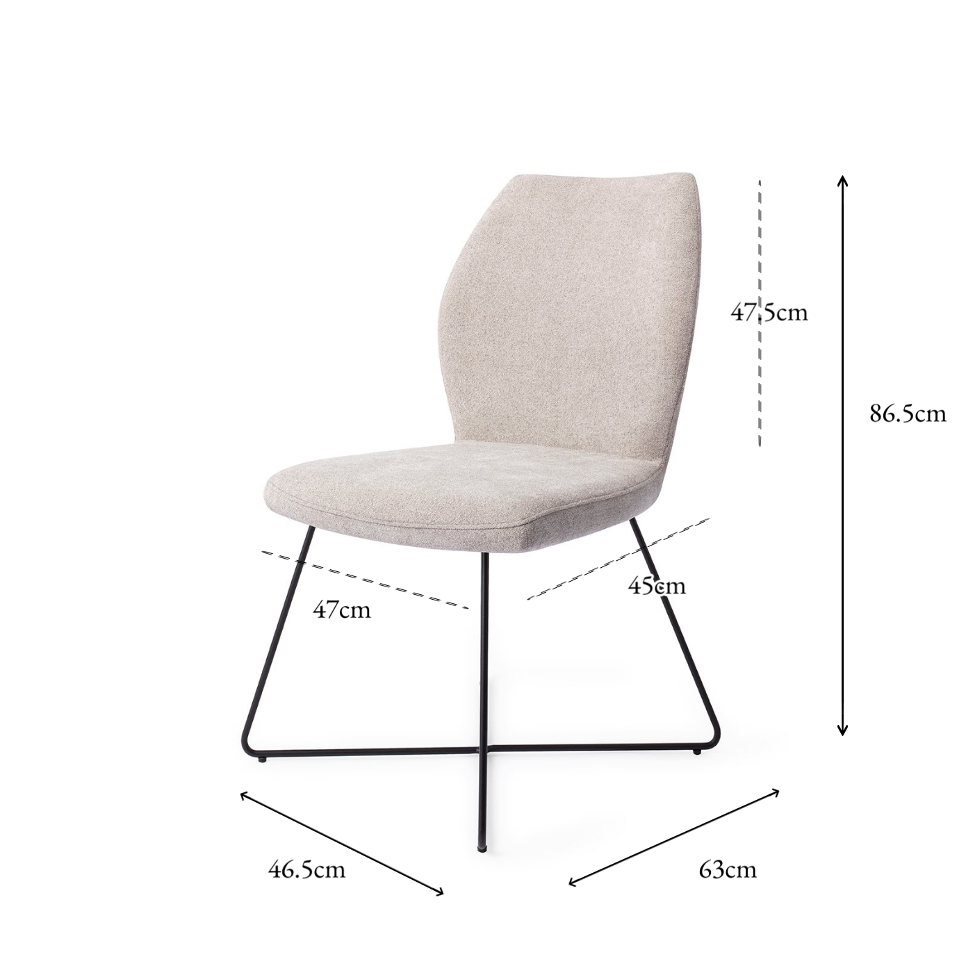 Ikata Dining Chair Pretty Plaster