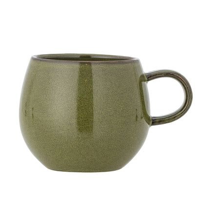 Bloomingville Addison mugs, green, stoneware