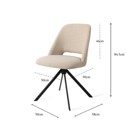 Sasue Dining Chair Ecru Through and Through