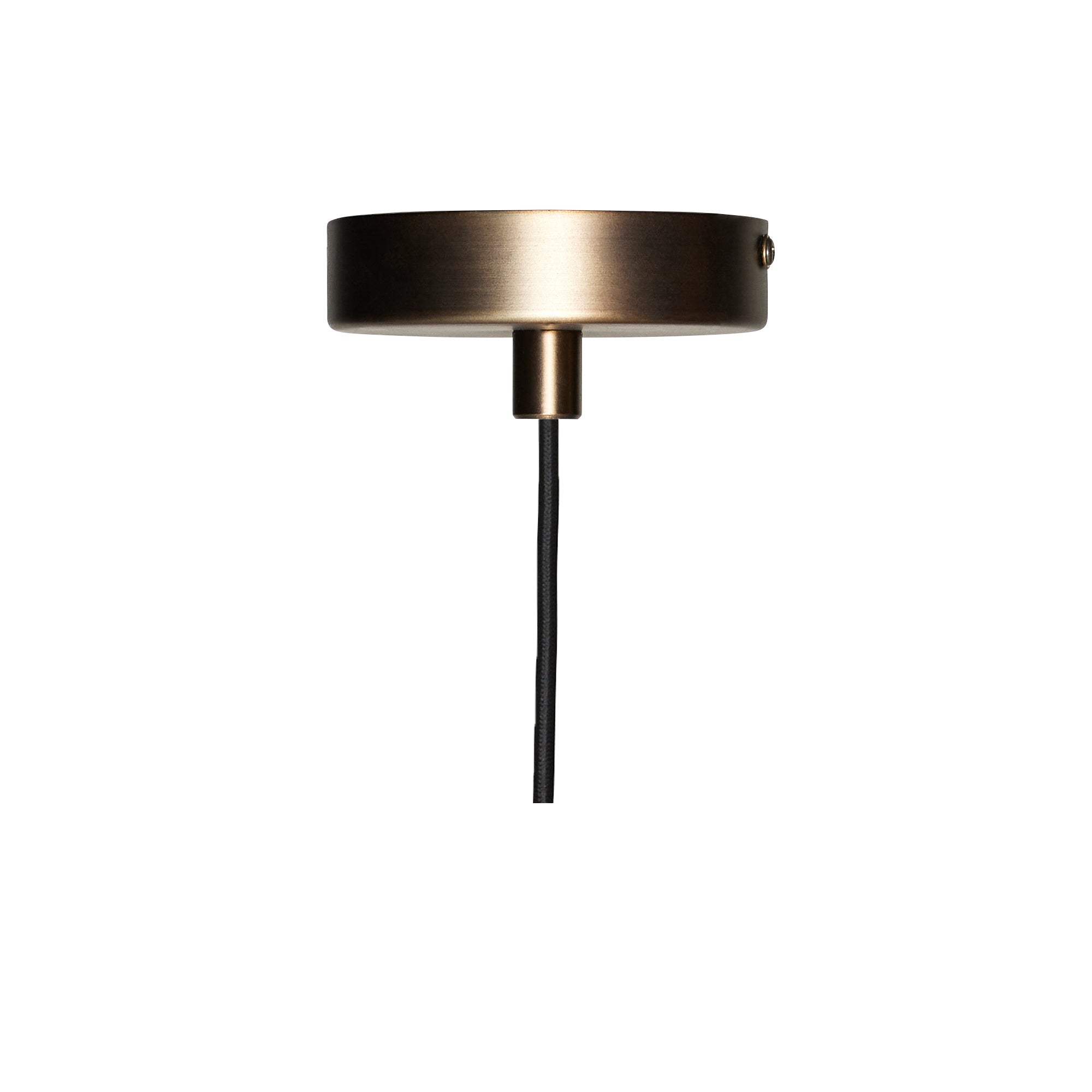 Hübsch contrast ceiling lamp browned brass