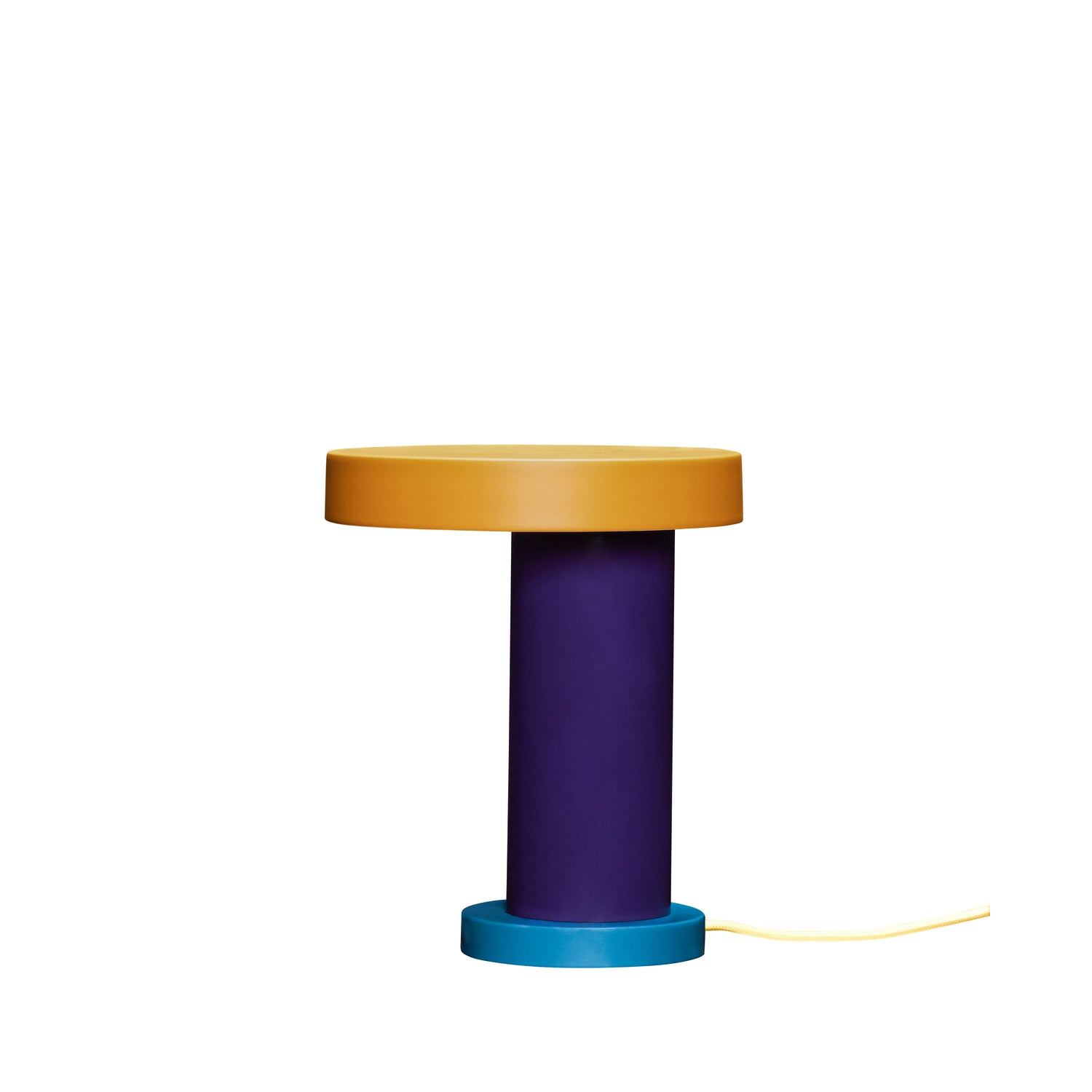 Magic table lamp purple/yellow - Ø20X H25cm, LED