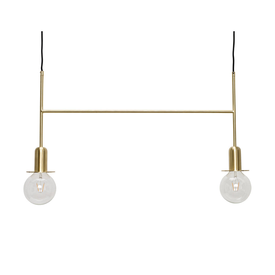 Hübsch Twice Ceiling lamp brass color