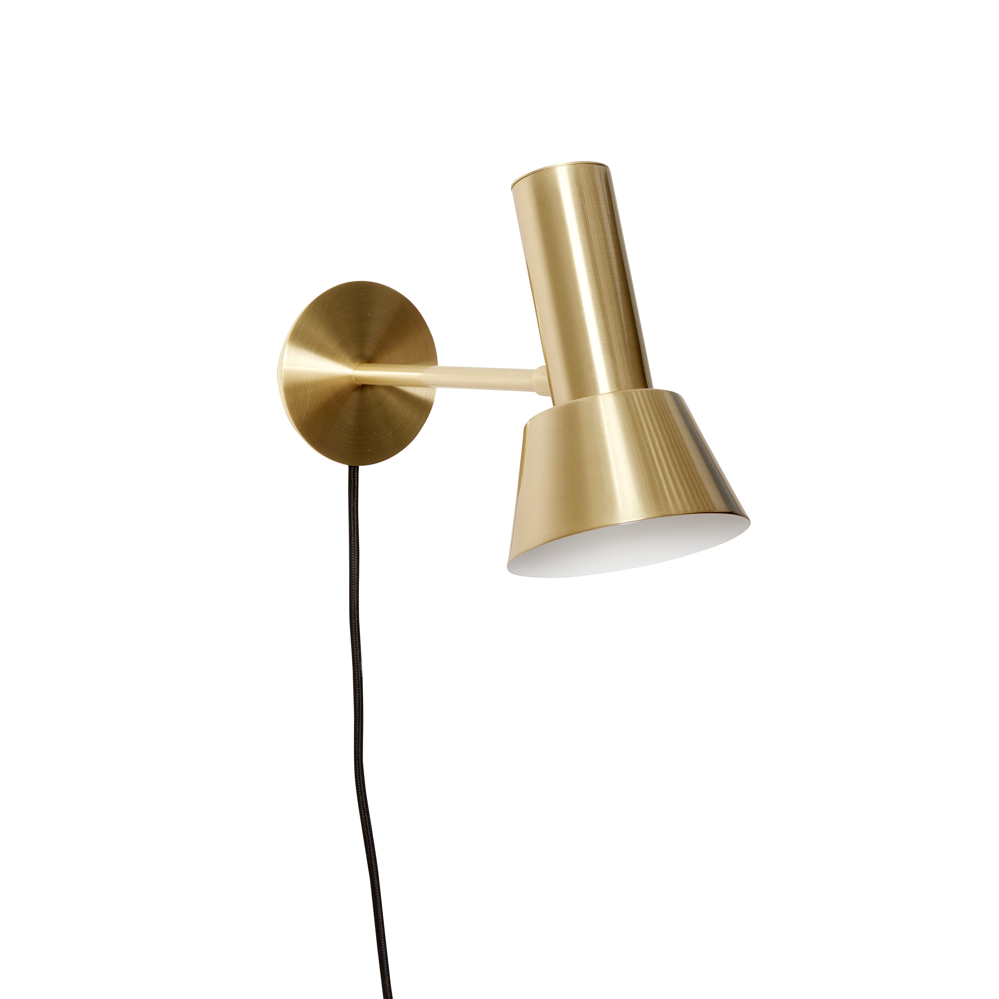 Hübsch - Wall lamp, metal, brass - 12x29xH20com, E14