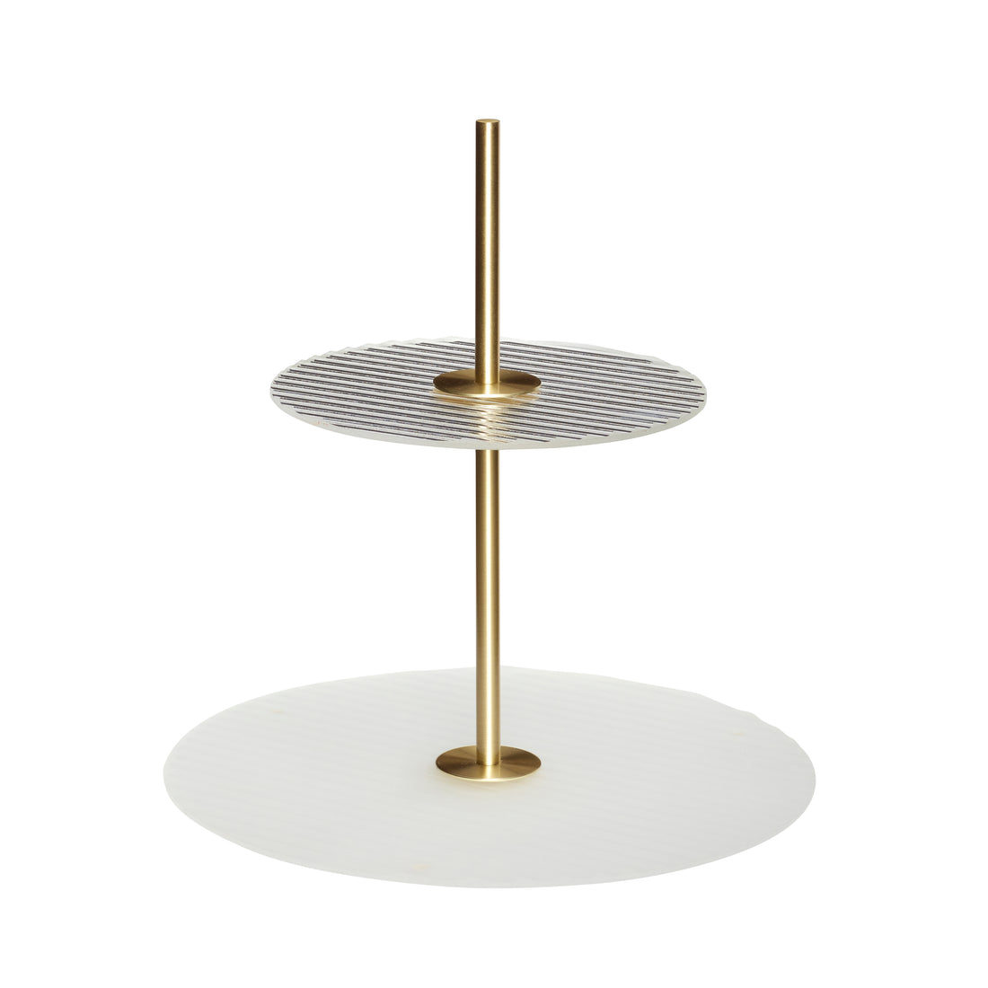 Hübsch Ripple Étagère Textured/Brass Color