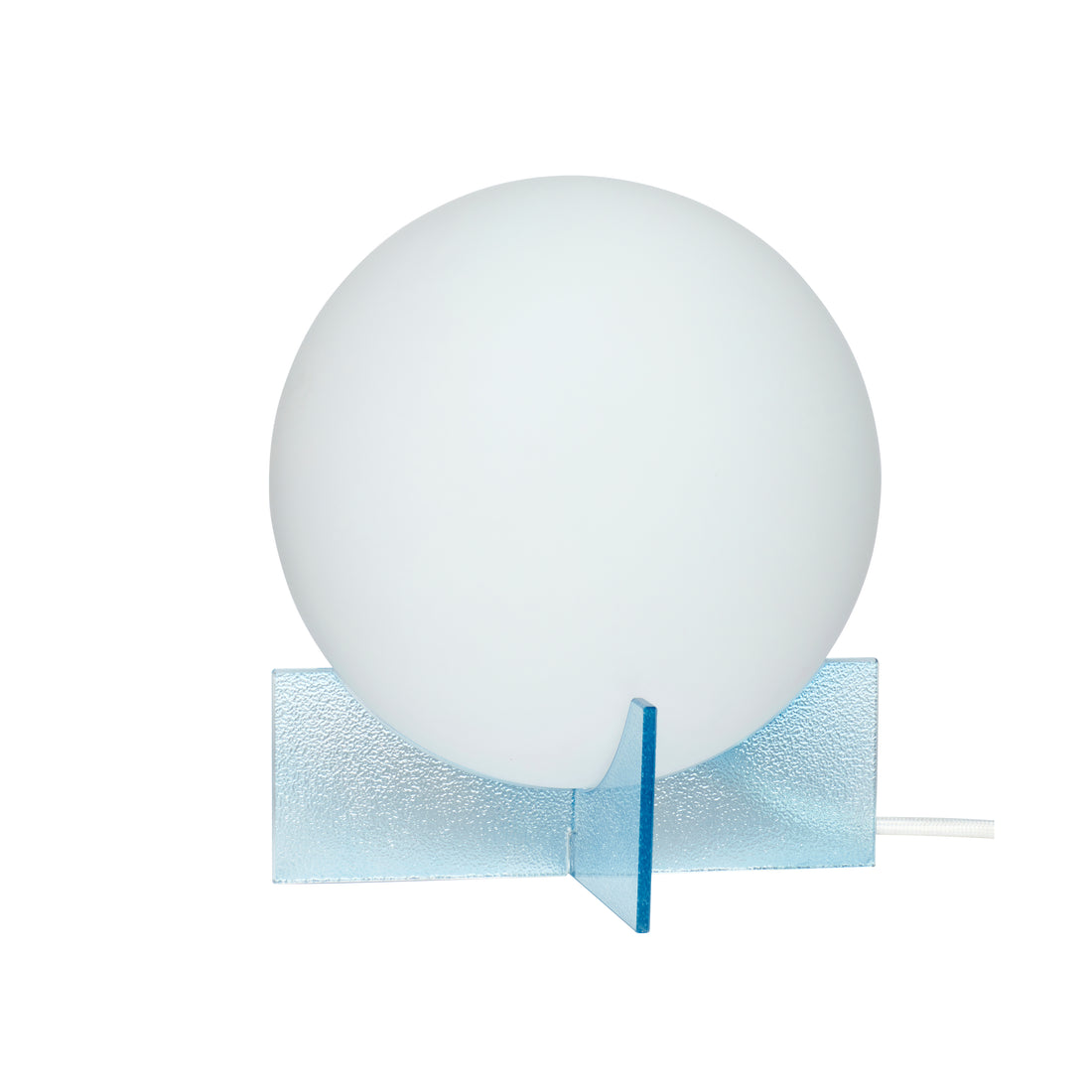 Hübsch Moon table lamp blue/white