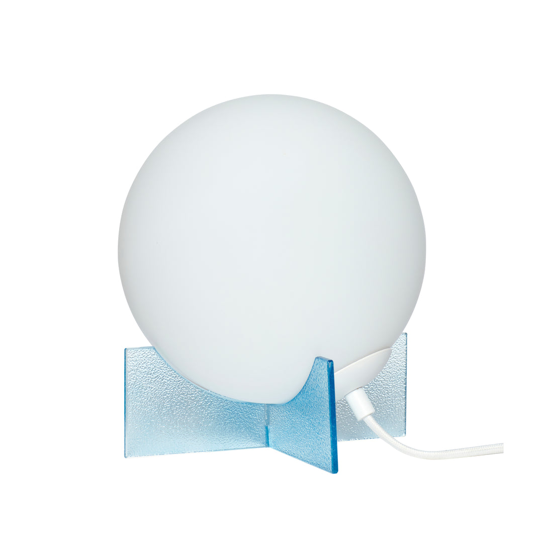 Hübsch Moon table lamp blue/white