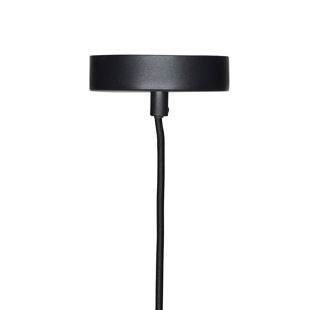 Hübsch Chand Ceiling lamp Oval Nature/Black