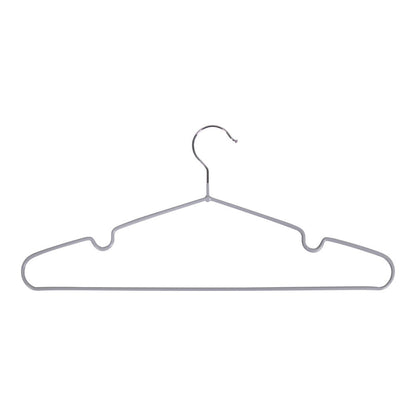 Massa hangers - metal hangers with gray coating, set of 10