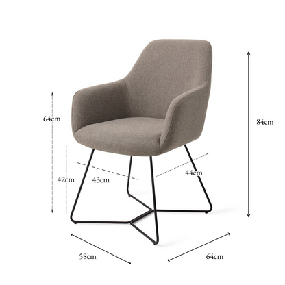 Hiroo Dining Chair Foggy Fusion