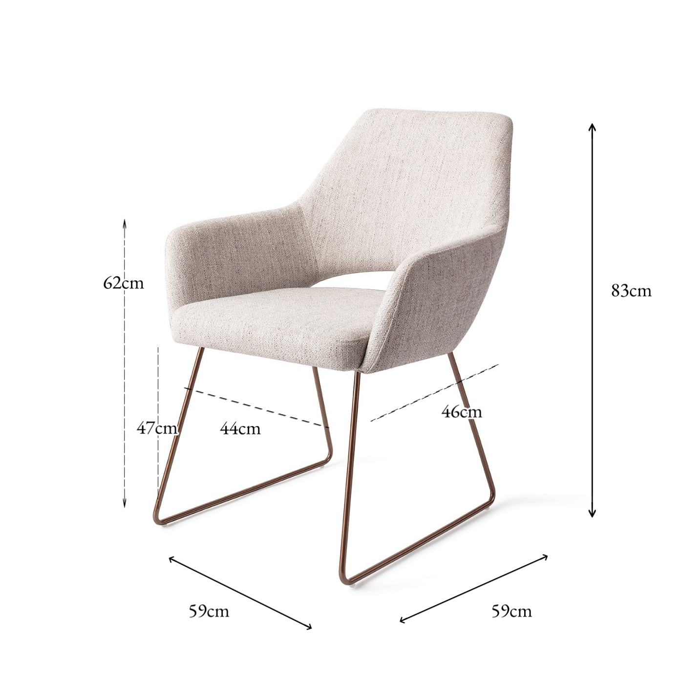 Yanai Dining Chair Pigeon