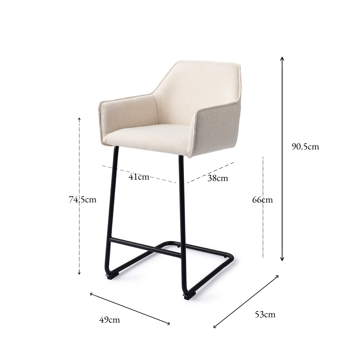 Hofu Bar Chair Enoki