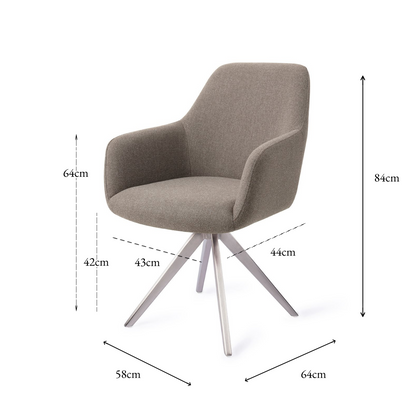 Hiroo Dining Chair Foggy Fusion