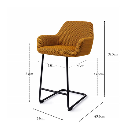 Hiroo Bar Chair Groovy Garam