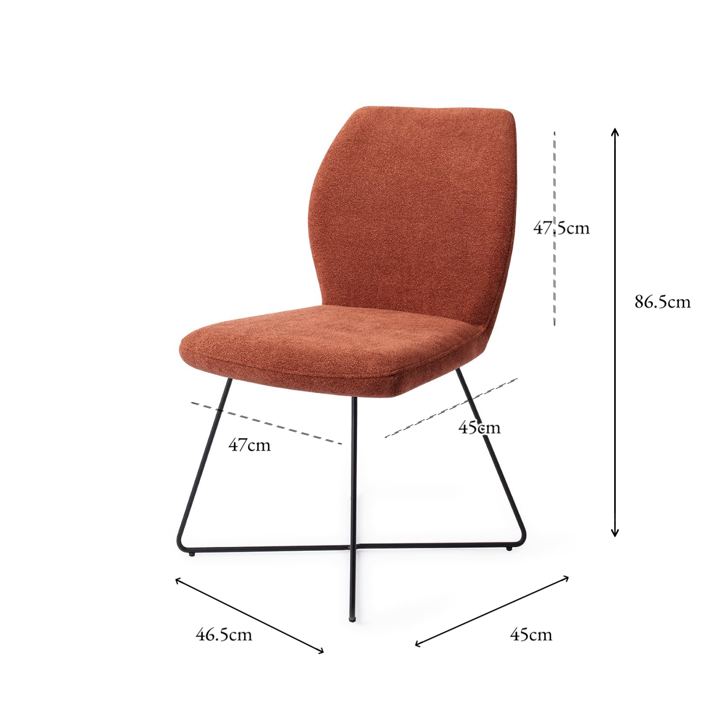 Ikata Dining Chair Cosy Copper