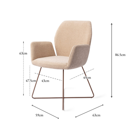 Misaki Dining Chair Funky Fudge