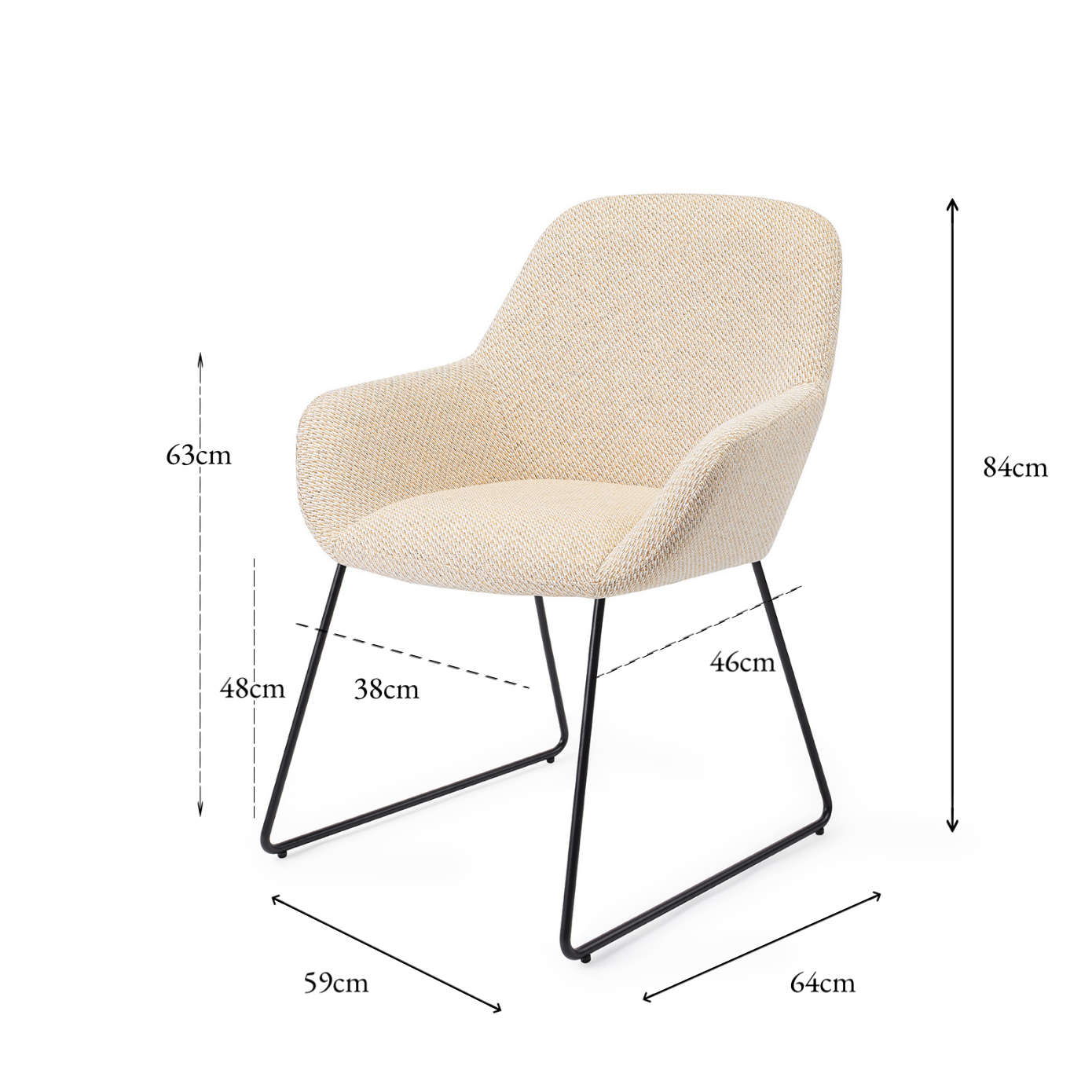 Kushi Dining Chair Trouty Tinge