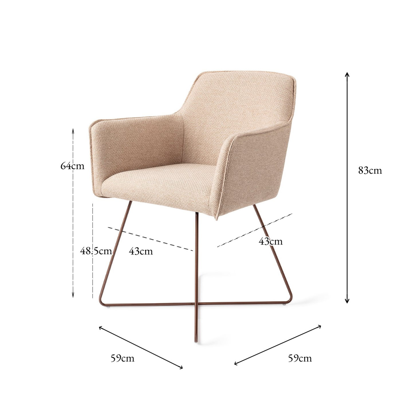 Hofu Dining Chair Wild Walnut