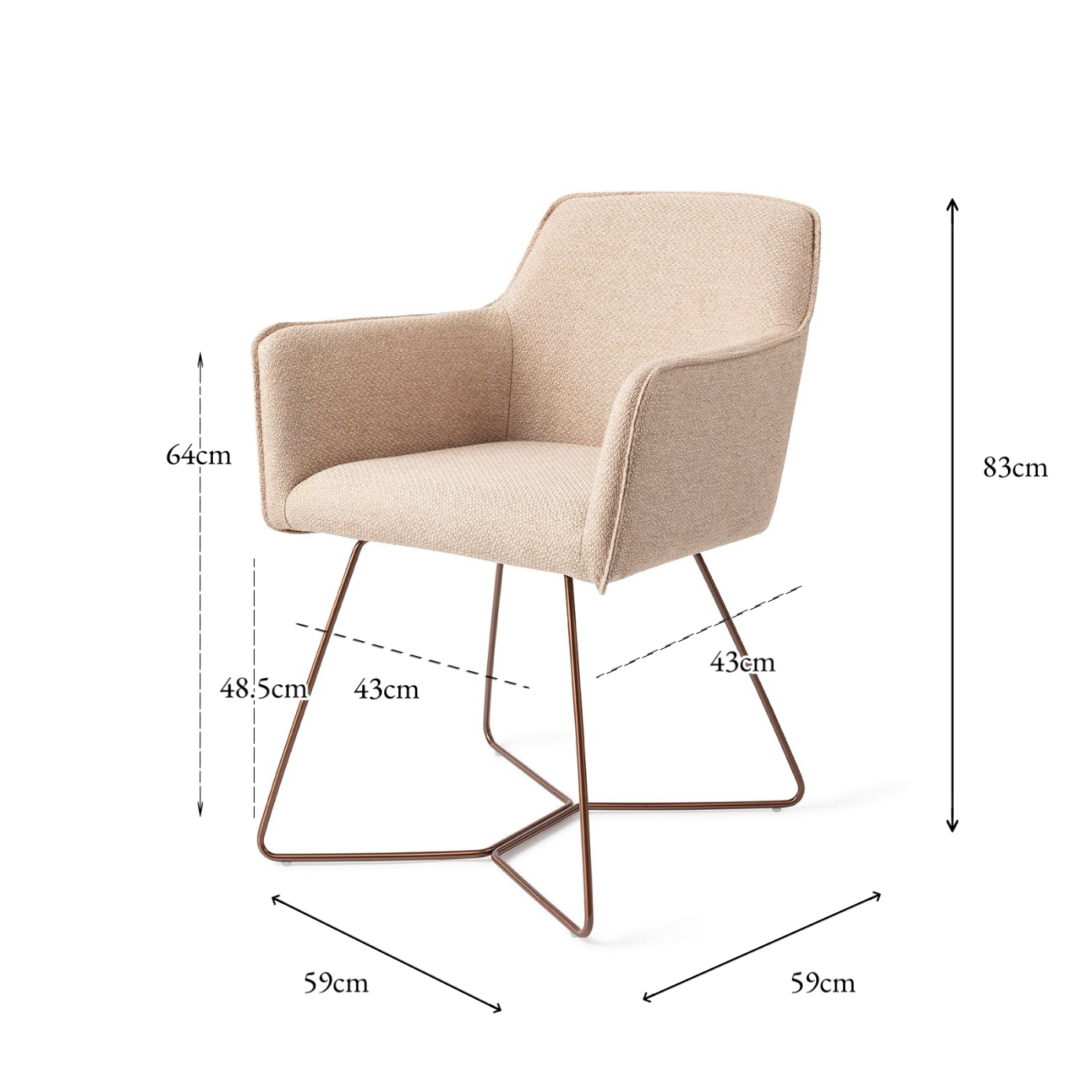 Hofu Dining Chair Wild Walnut