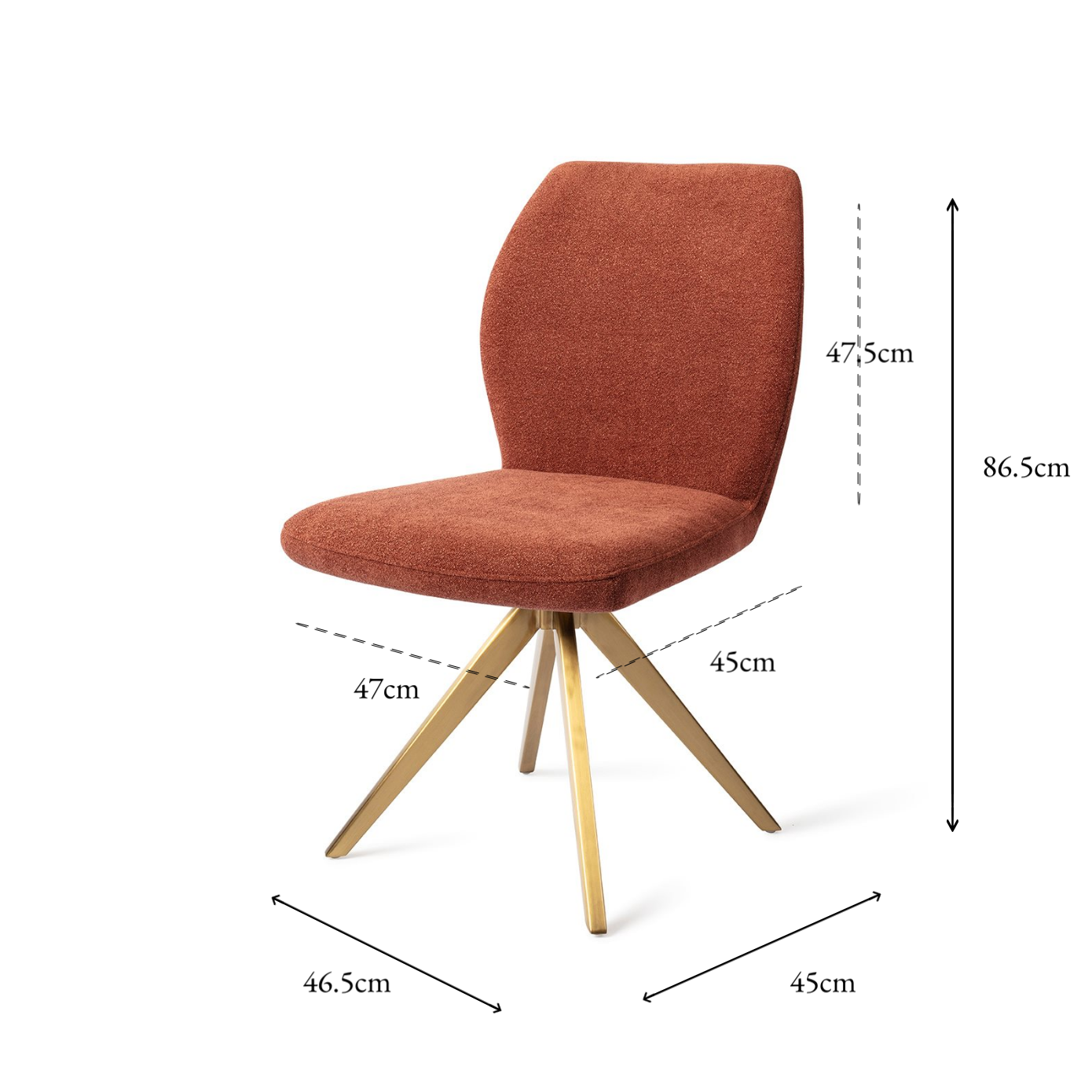 Ikata Dining Chair Cosy Copper