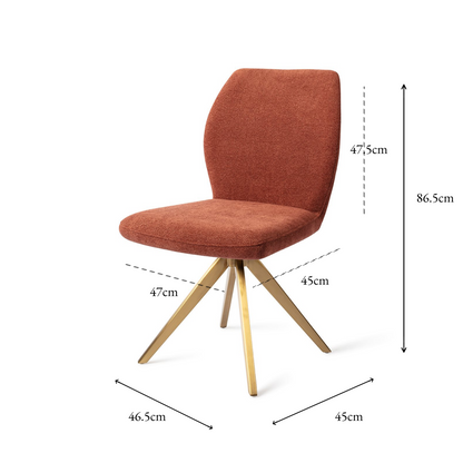 Ikata Dining Chair Cosy Copper