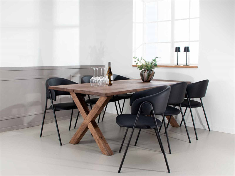 Lina dining chair, black