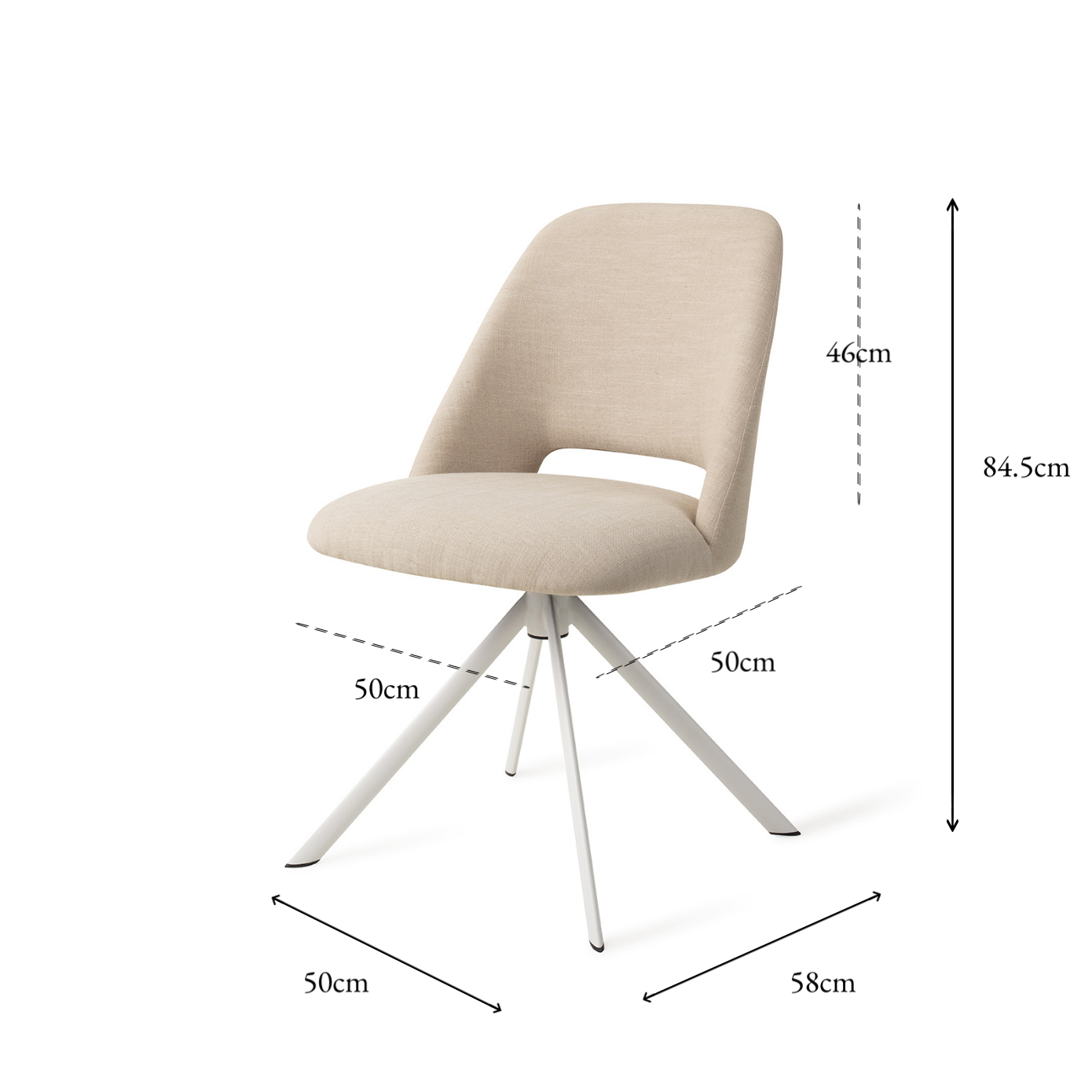 Sasue Dining Chair Ecru Through and Through