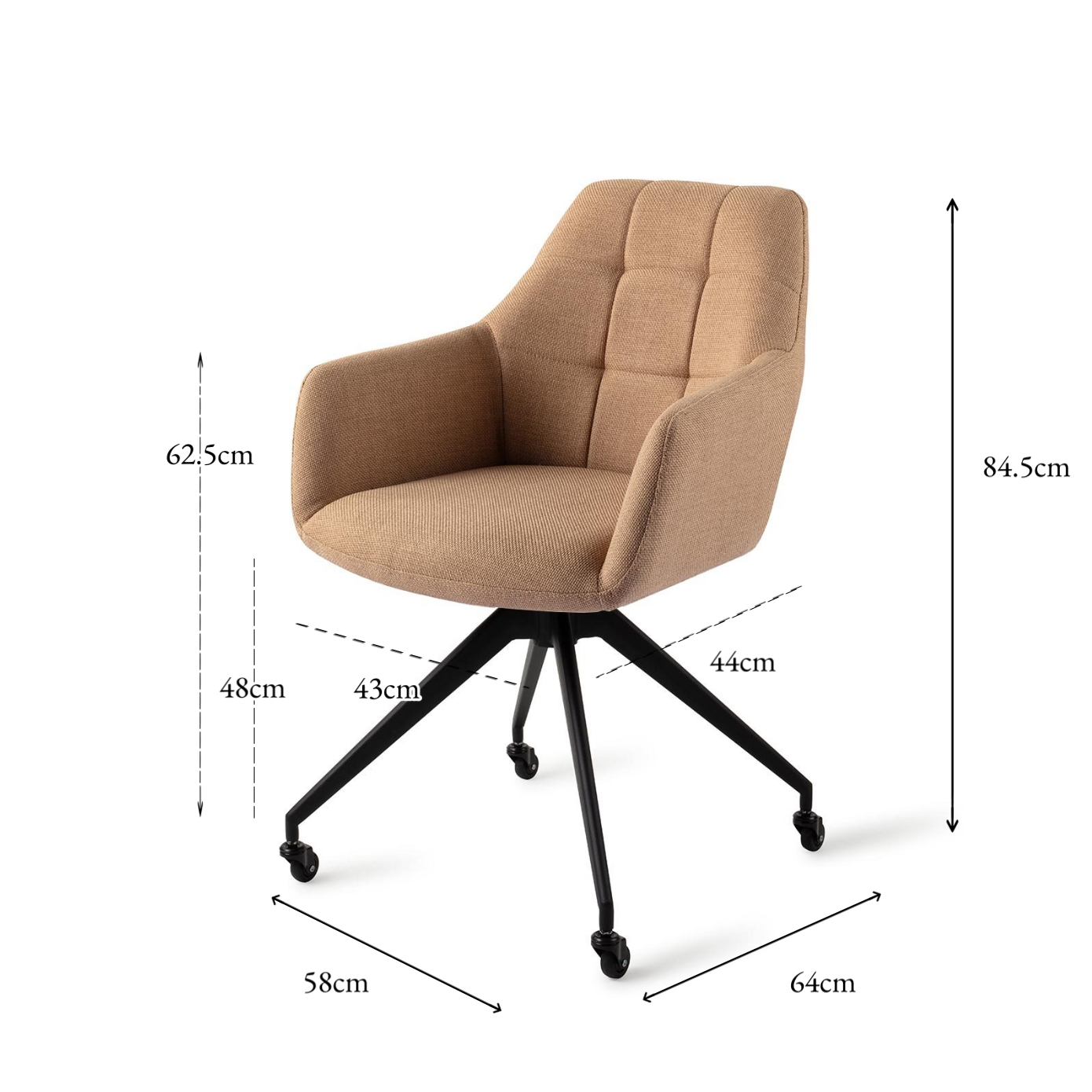 Noto Dining Chair toasted Toffee