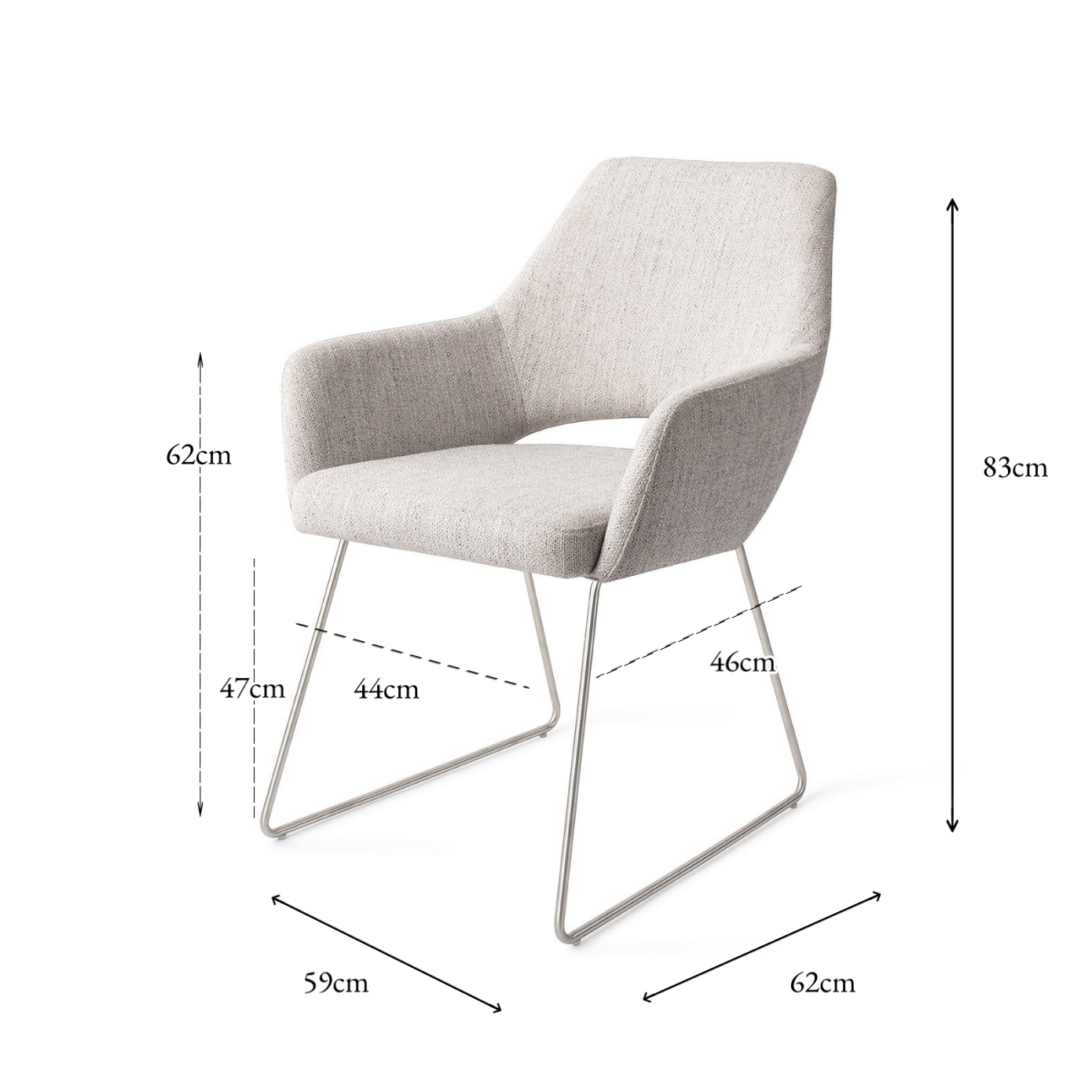 Yanai Dining Chair Pigeon