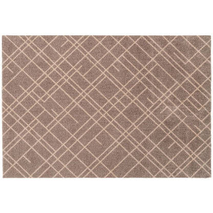 Floor mat 90 x 130 cm - lines/sand