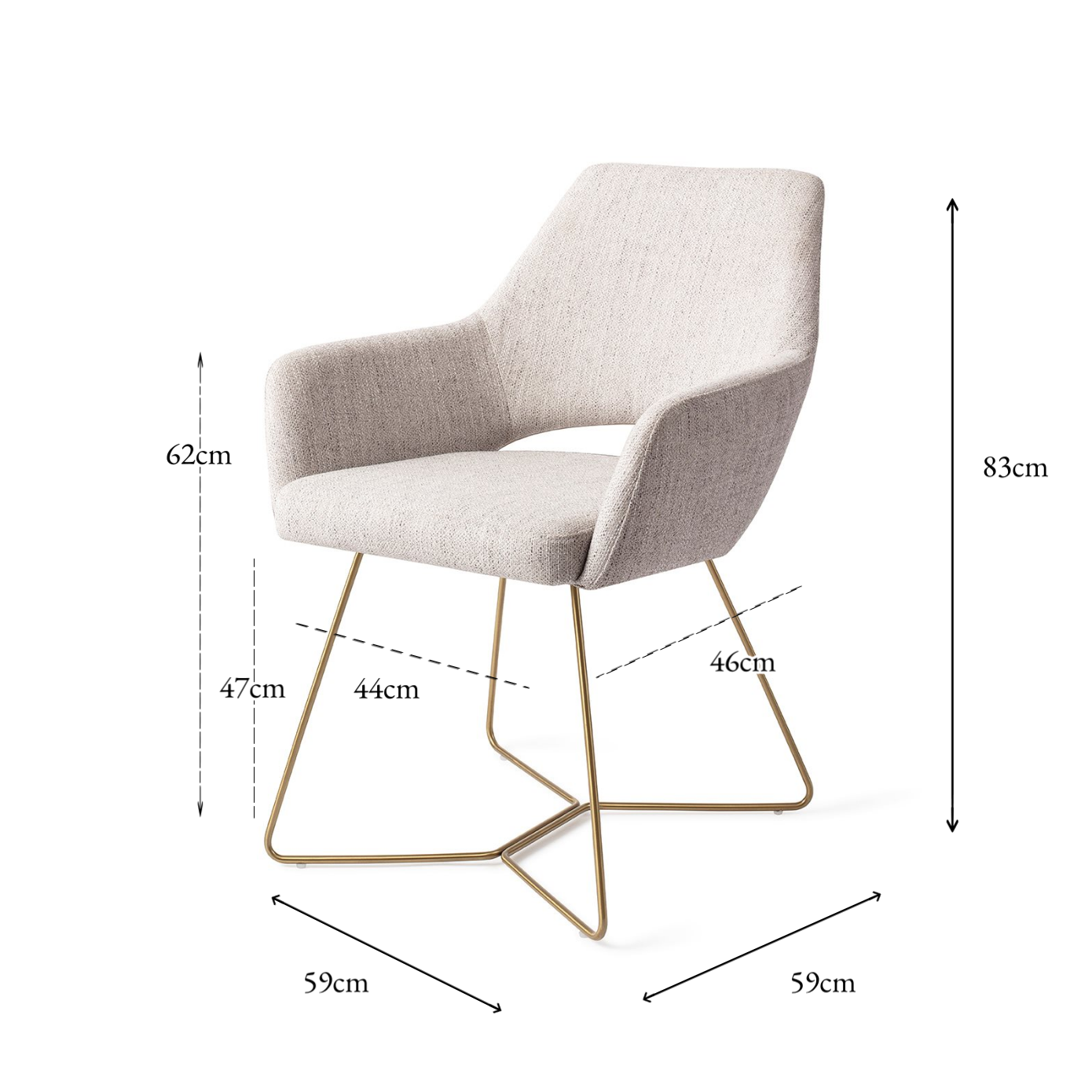 Yanai Dining Chair Pigeon